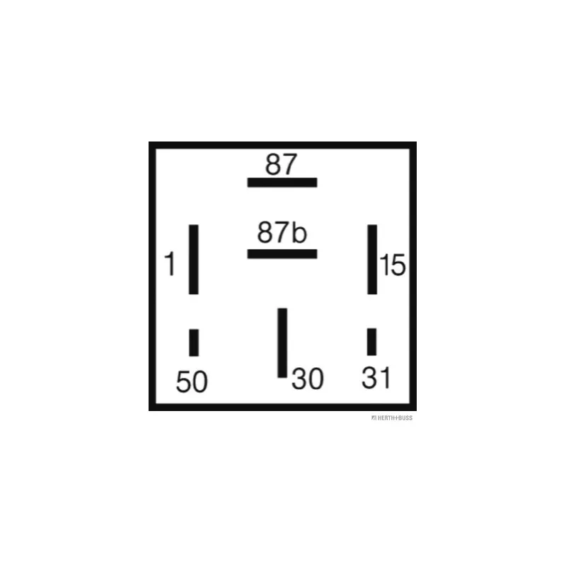 Relais, pompe à carburant HERTH+BUSS ELPARTS 75614186 - Visuel 1