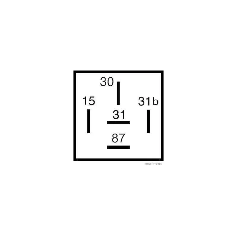 Relais, pompe à carburant HERTH+BUSS ELPARTS 75614235 - Visuel 1