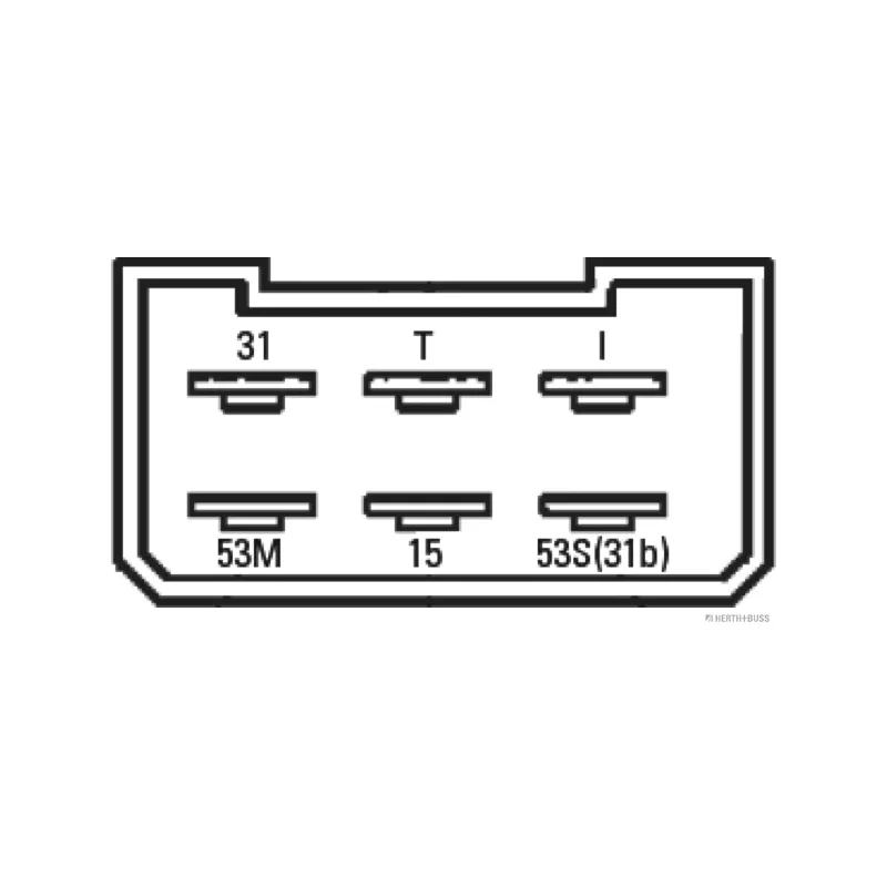 Relais, intervalle d'essuyage HERTH+BUSS ELPARTS 75614302 - Visuel 1