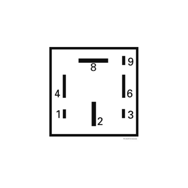 Relais, pompe à carburant HERTH+BUSS ELPARTS 75898050 - Visuel 1