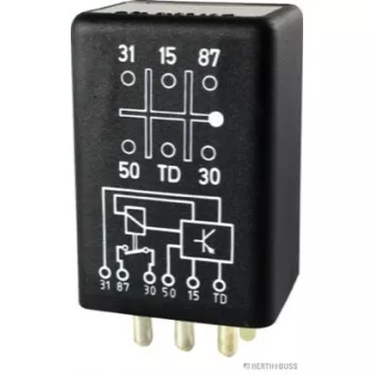 Relais, pompe à carburant HERTH+BUSS ELPARTS 75898262