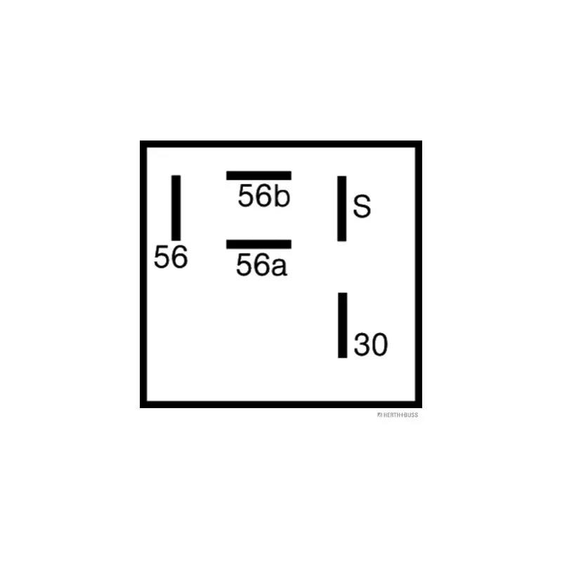 Relais, feu de croisement HERTH+BUSS ELPARTS 75899210 - Visuel 1