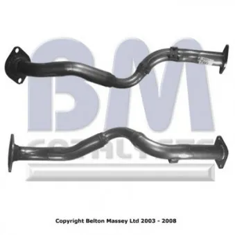 Tuyau d'échappement BM CATALYSTS BM50077 pour NISSAN X-TRAIL 2.5 4x4 - 165cv