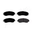 Jeu de 4 plaquettes de frein avant ASHIKA [50-00-062AF]