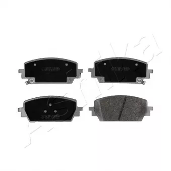 Jeu de 4 plaquettes de frein avant ASHIKA OEM 58101P2A00