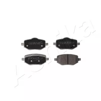 Jeu de 4 plaquettes de frein arrière ASHIKA OEM 1680301680