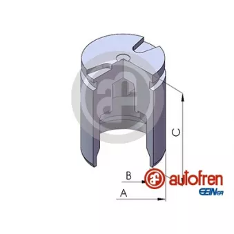 Piston, étrier de frein AUTOFREN SEINSA D025340