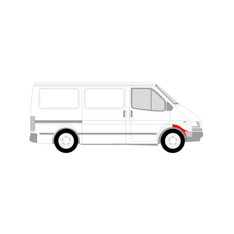 Doublure d'aile avant droit BLIC 6502-05-2515338P - Visuel 1