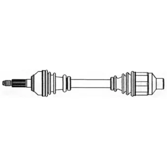 Arbre de transmission CEVAM 7075Z