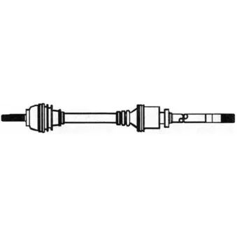 Arbre de transmission avant droit CEVAM OEM 391009067r