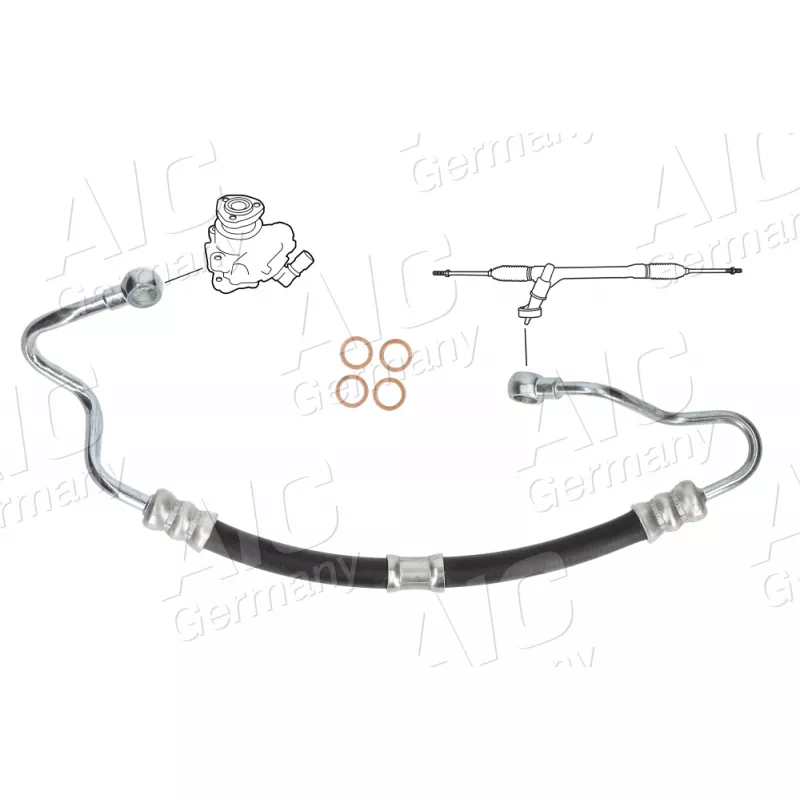 Tuyau hydraulique, direction AIC 54942 - Visuel 2