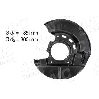 Déflecteur, disque de frein avant droit AIC 55737