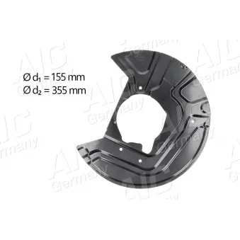 Déflecteur, disque de frein avant gauche AIC OEM 34113411871 Déflecteur, disque de frein avant gauche AIC OEM 34113411871