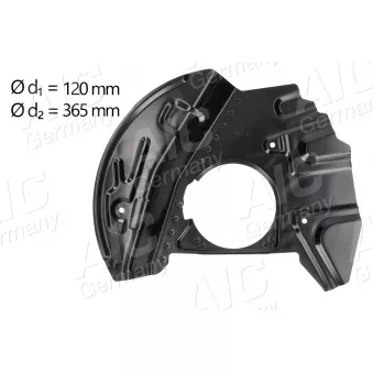 Déflecteur, disque de frein avant gauche AIC OEM 34101165631