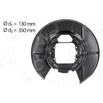 Déflecteur, disque de frein arrière droit AIC 55915