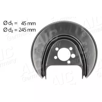 Déflecteur, disque de frein arrière droit AIC OEM 6R0615612B
