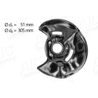 Déflecteur, disque de frein avant droit AIC OEM 1244201444