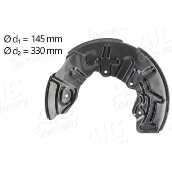 Déflecteur, disque de frein avant gauche AIC OEM 8E0615311A