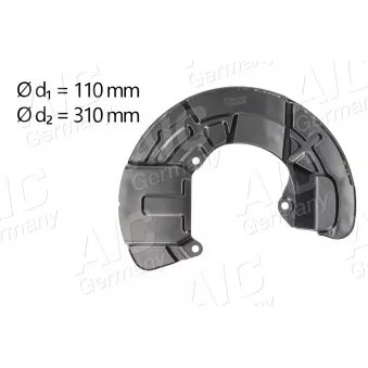 Déflecteur, disque de frein avant droit AIC OEM 30645114