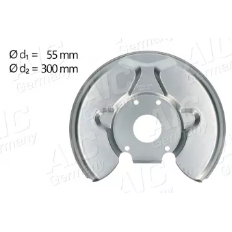 Déflecteur, disque de frein AIC OEM 1272207