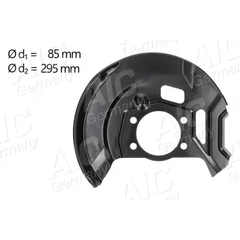 Déflecteur, disque de frein avant gauche AIC OEM 411614EA0A