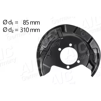 Déflecteur, disque de frein arrière gauche AIC OEM 441614EA0A