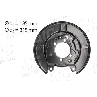 Déflecteur, disque de frein arrière gauche AIC OEM 44030CY01A