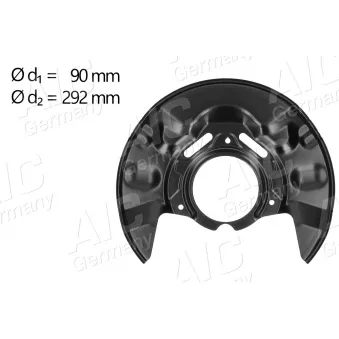 Déflecteur, disque de frein avant gauche AIC OEM 4778212240