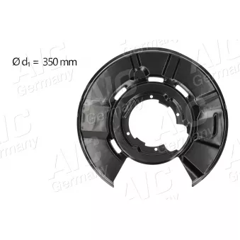 Déflecteur, disque de frein arrière droit AIC OEM 34212283254