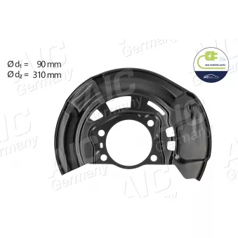 Déflecteur, disque de frein avant gauche AIC OEM 4778242040