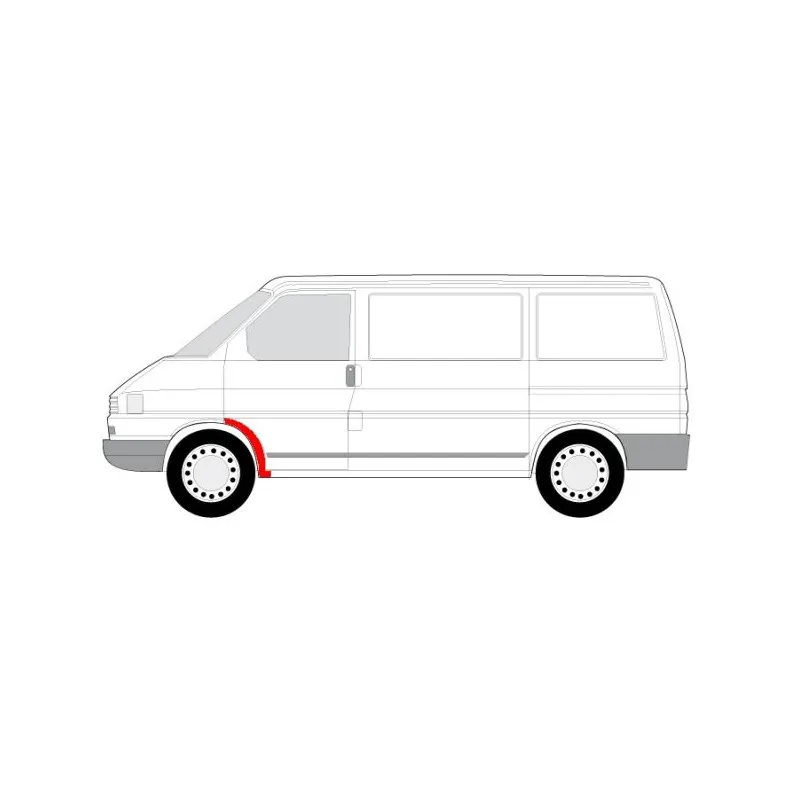 Doublure d'aile avant gauche BLIC 6504-03-9558331P - Visuel 1