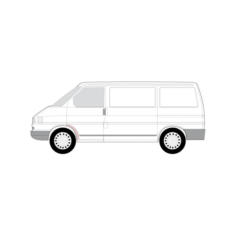 Doublure d'aile avant gauche BLIC 6504-03-9558423P - Visuel 1