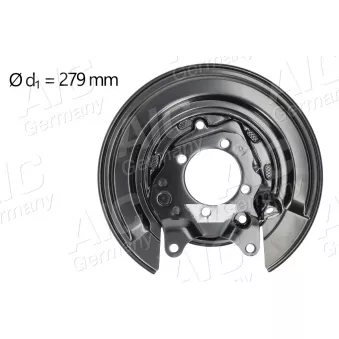 Déflecteur, disque de frein arrière droit AIC 74730