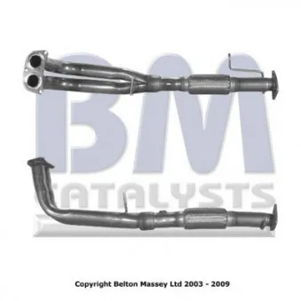 Tuyau d'échappement BM CATALYSTS BM70404