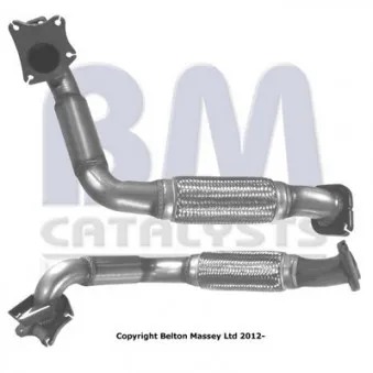 Tuyau d'échappement BM CATALYSTS BM70597
