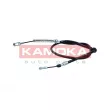 KAMOKA 1190304 - Tirette à câble, frein de stationnement arrière gauche