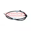 KAMOKA 1190659 - Tirette à câble, frein de stationnement arrière gauche