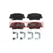 KAMOKA JQ101009 - Jeu de 4 plaquettes de frein avant