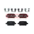 KAMOKA JQ101364 - Jeu de 4 plaquettes de frein arrière