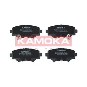 Jeu de 4 plaquettes de frein arrière KAMOKA OEM B4Y02648ZA