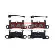 KAMOKA JQ101505 - Jeu de 4 plaquettes de frein arrière