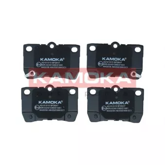 Jeu de 4 plaquettes de frein arrière KAMOKA OEM 0446653010