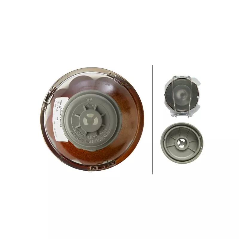 Optique, projecteur principal HELLA 1A3 002 850-001 - Visuel 1