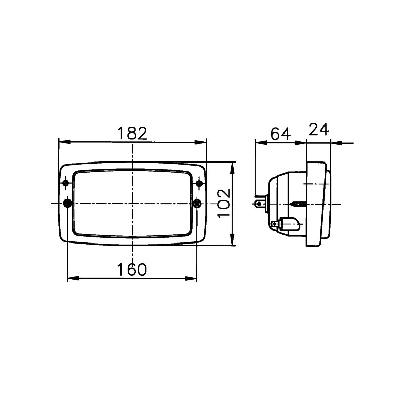Projecteur principal HELLA 1AD 996 018-651 - Visuel 2