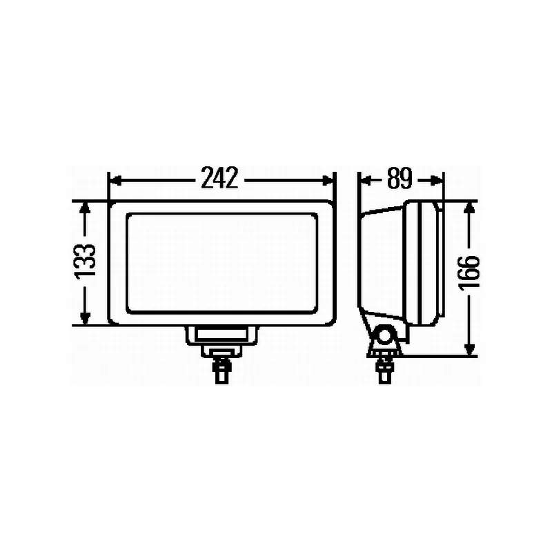 Projecteur longue portée HELLA 1FE 006 300-121 - Visuel 2