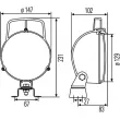 HELLA 1G3 996 001-001 - Projecteur de travail