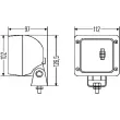HELLA 1GA 007 506-001 - Projecteur de travail