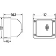 HELLA 1GA 007 506-111 - Projecteur de travail