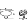 HELLA 1GB 996 186-051 - Projecteur de travail