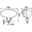 HELLA 1GB 996 386-001 - Projecteur de travail